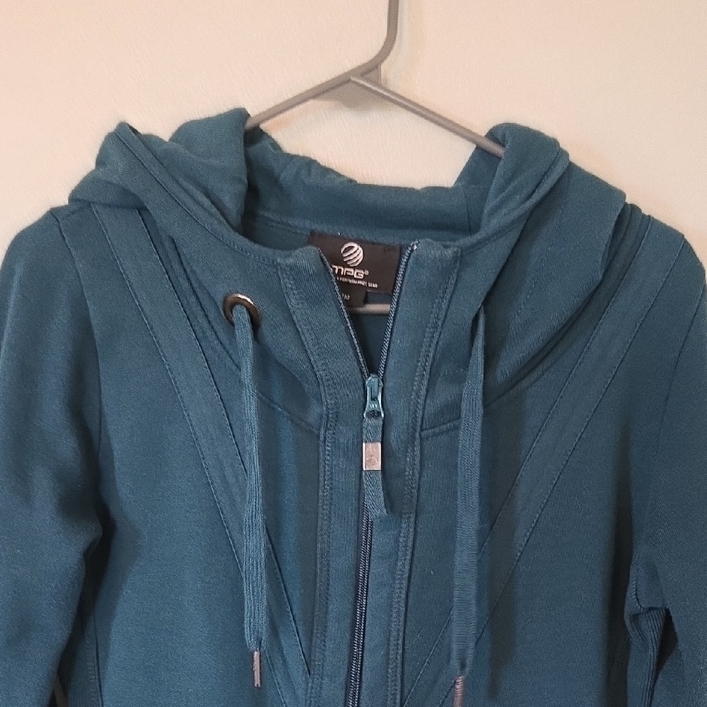 Mondetta Performance Gear | Teal Zip Up Jacket Size Medium - Picture 1 of 10
